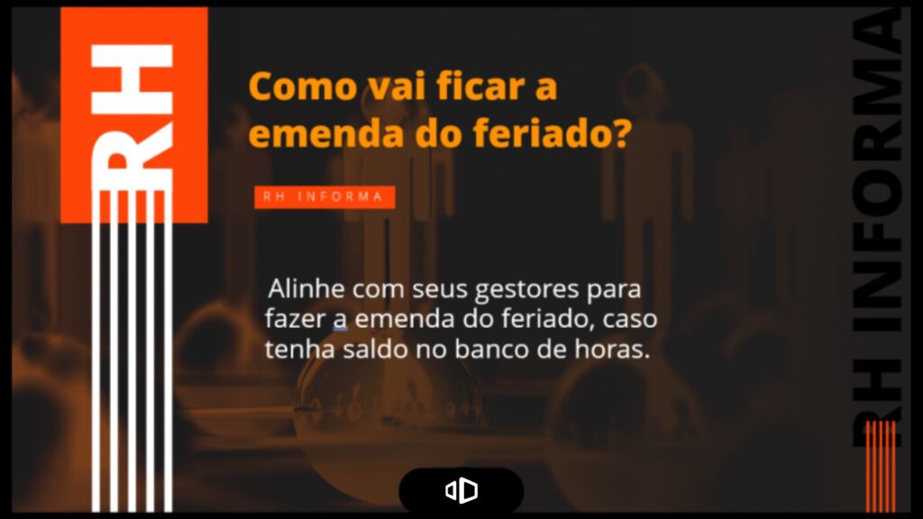 uma imagem sobre os comunicados do RH