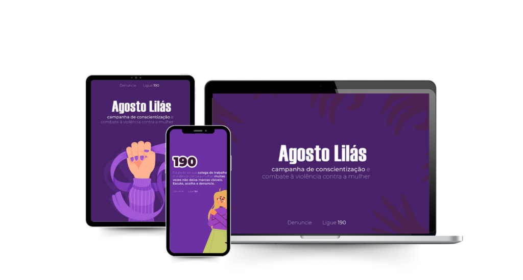 agosto lilás