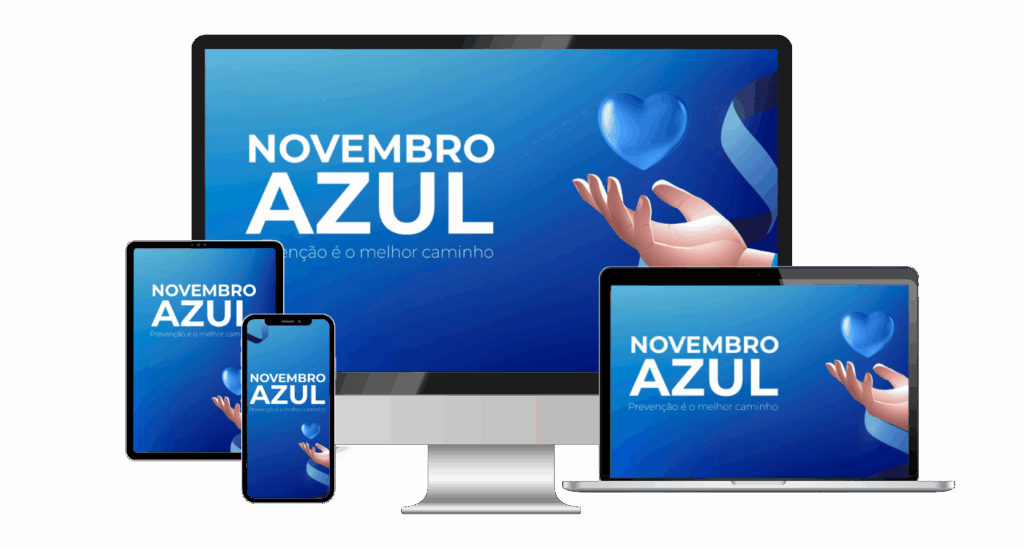 Kit de Materiais para a Comunicação Interna Novembro Azul nas Empresas