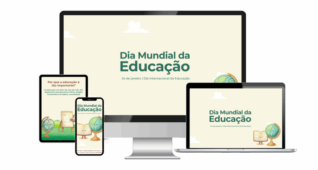 [SUATV] KIT de templates Mockup - Dia Mundial da Educação